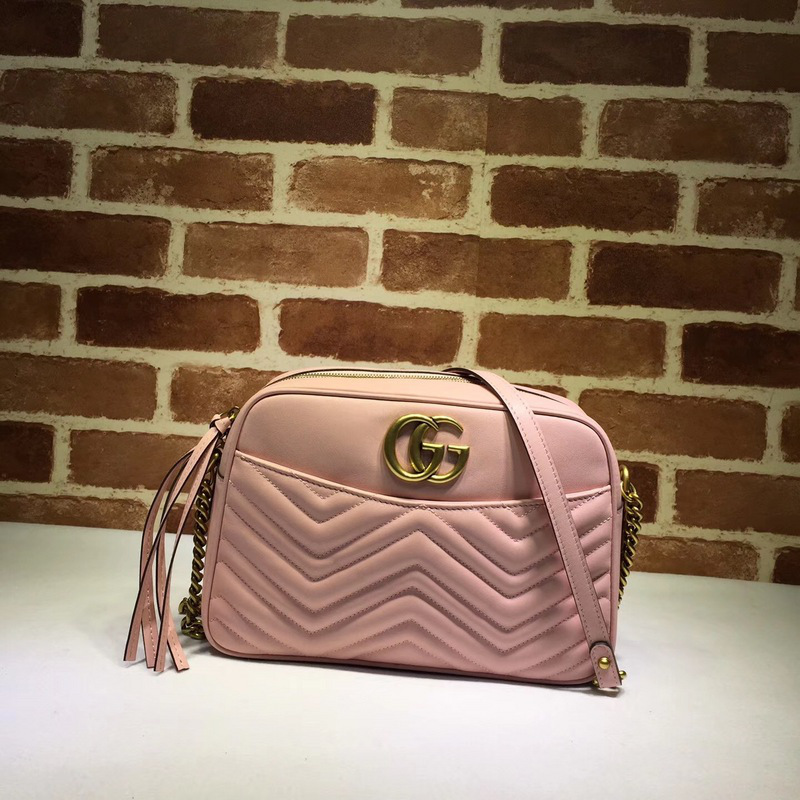 Gvc*1 Marmont medium shoulder bag pink 443499 Bagsaa