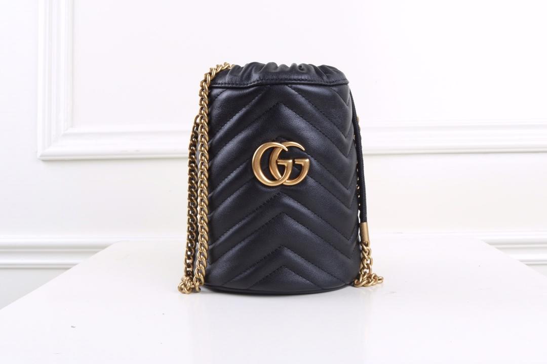 Gvc*1 Marmont mini bucket Black bag 575163