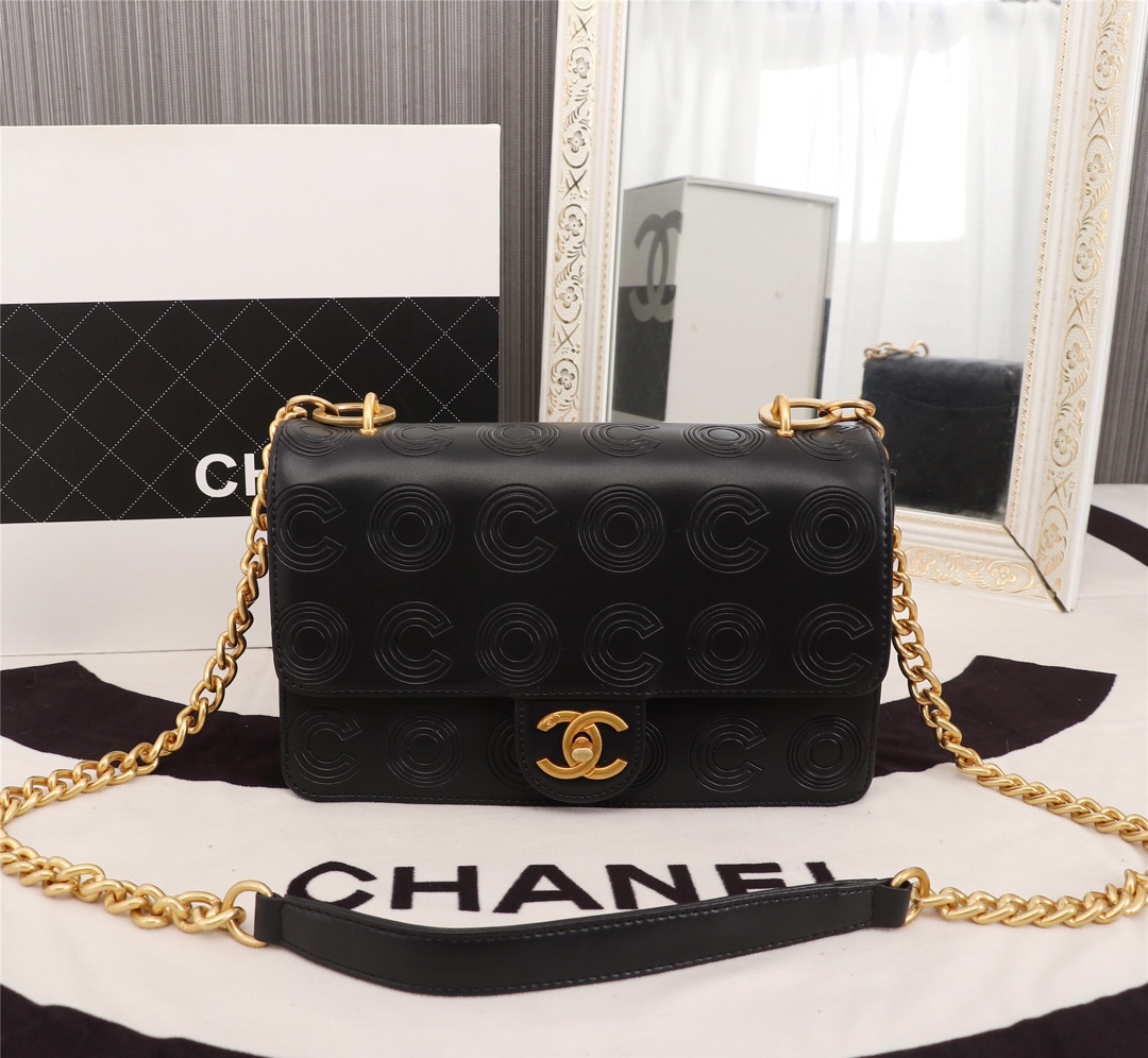 Ch**el 2019 Autumn New Bag Calfskin 25cm