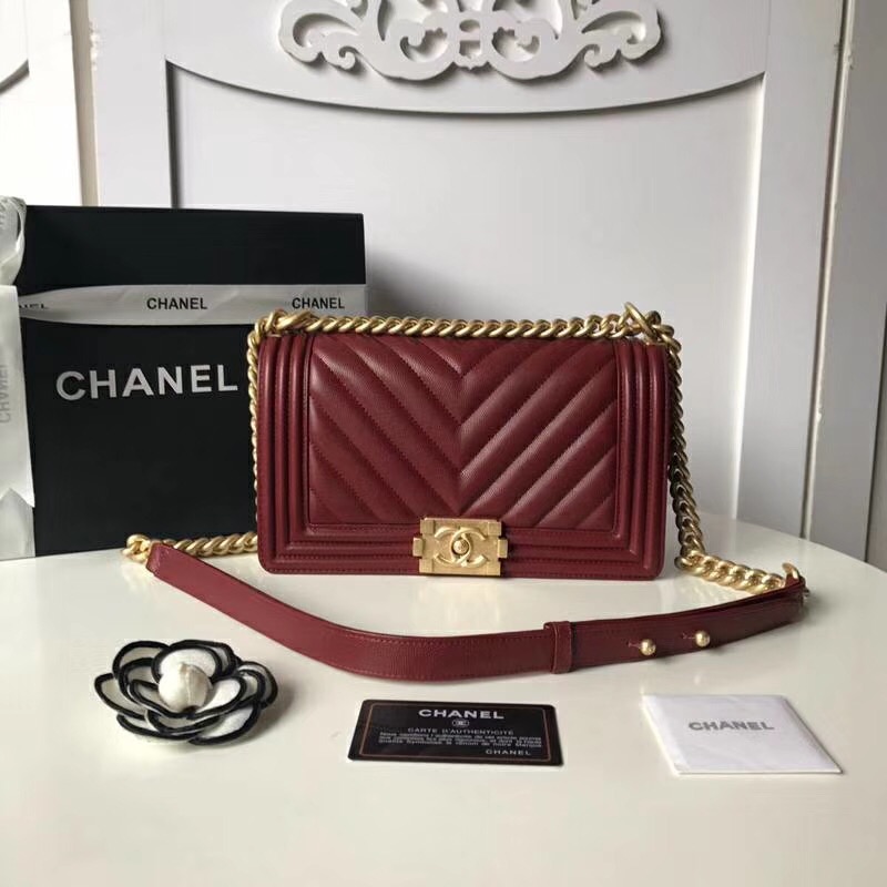 Ch**el Leboy Caviar 25cm Wine Red