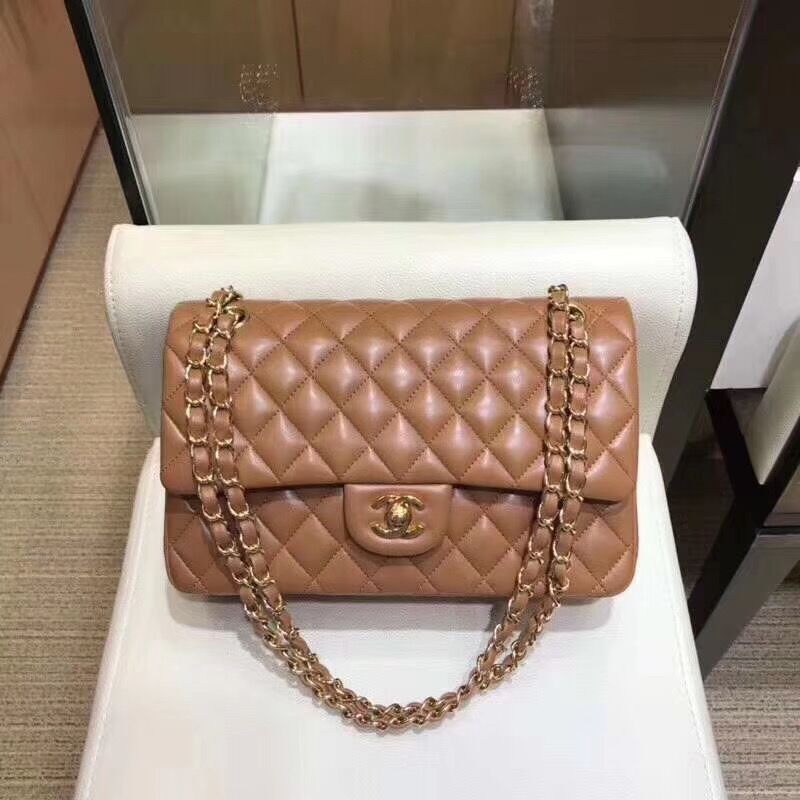 Ch**el Flap Bag Lambskin 25cm