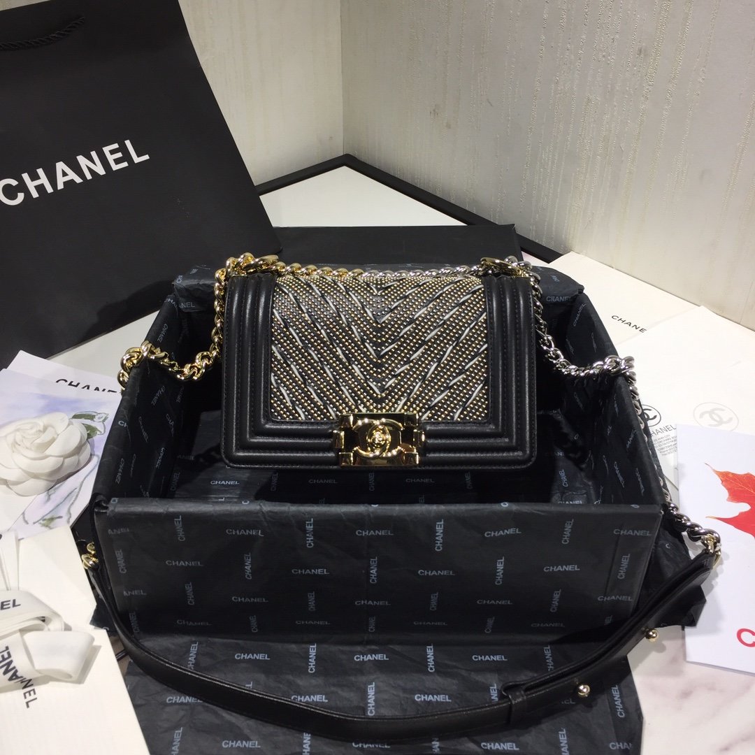 Chane Leboy Bag 20cm Black