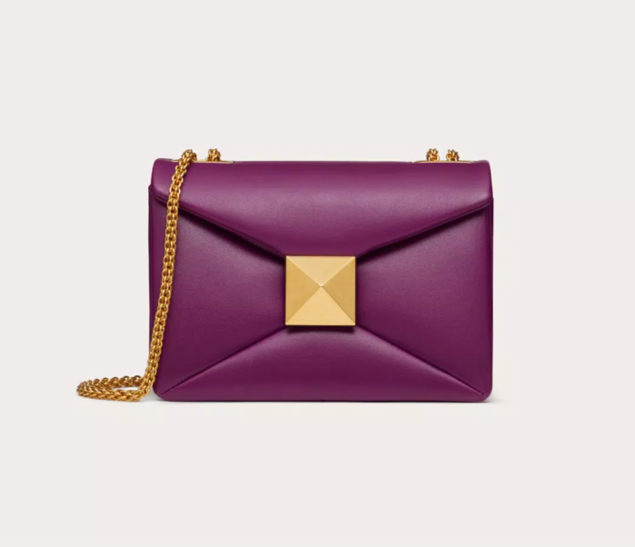Va1e*ntin0 one stud nappa bag
