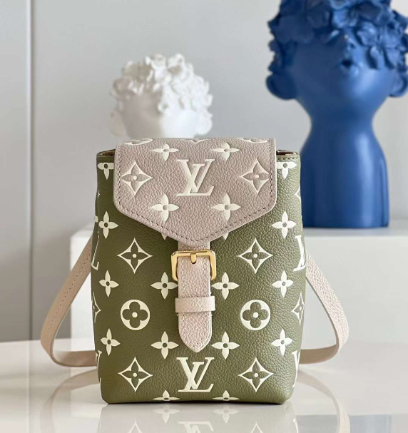 LV Tiny Backpack Bicolor Monogram Empreinte Leather M81351