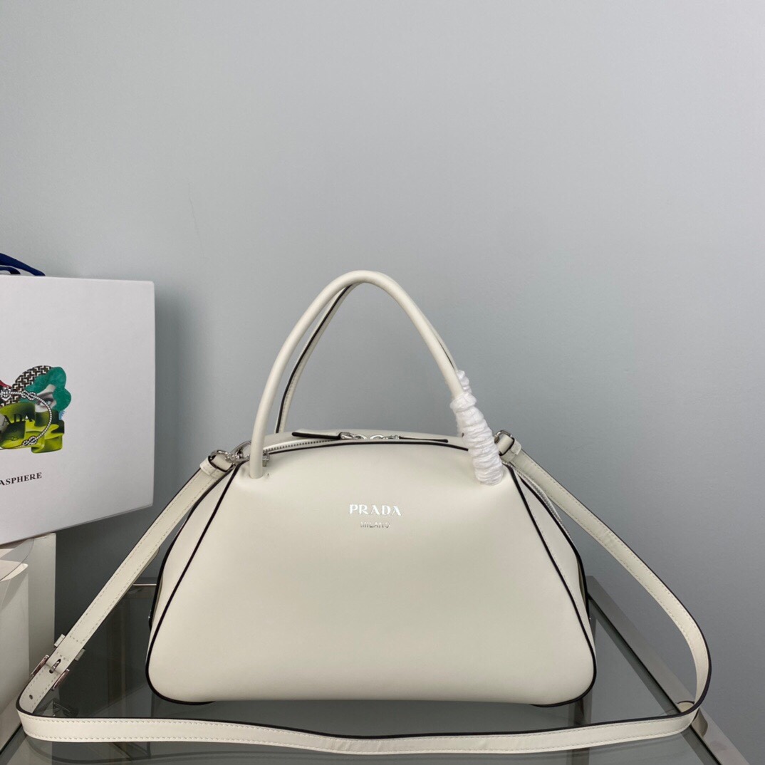 Pra*a Medium S*pernova Handbag White 