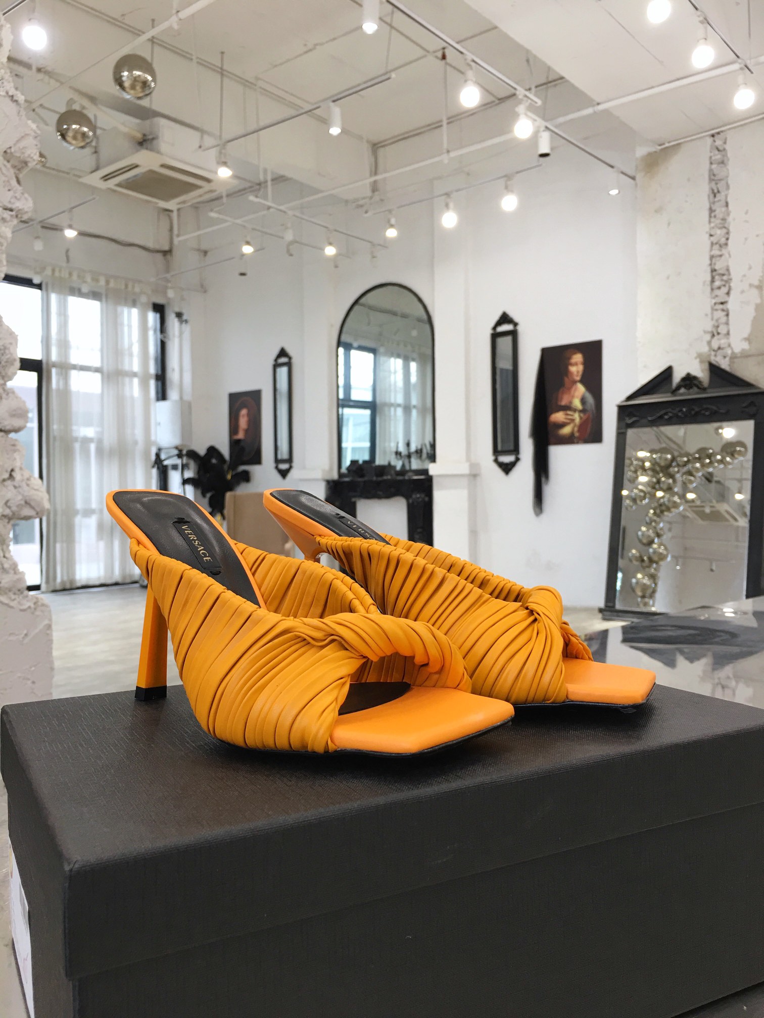 Versace Heels Orange