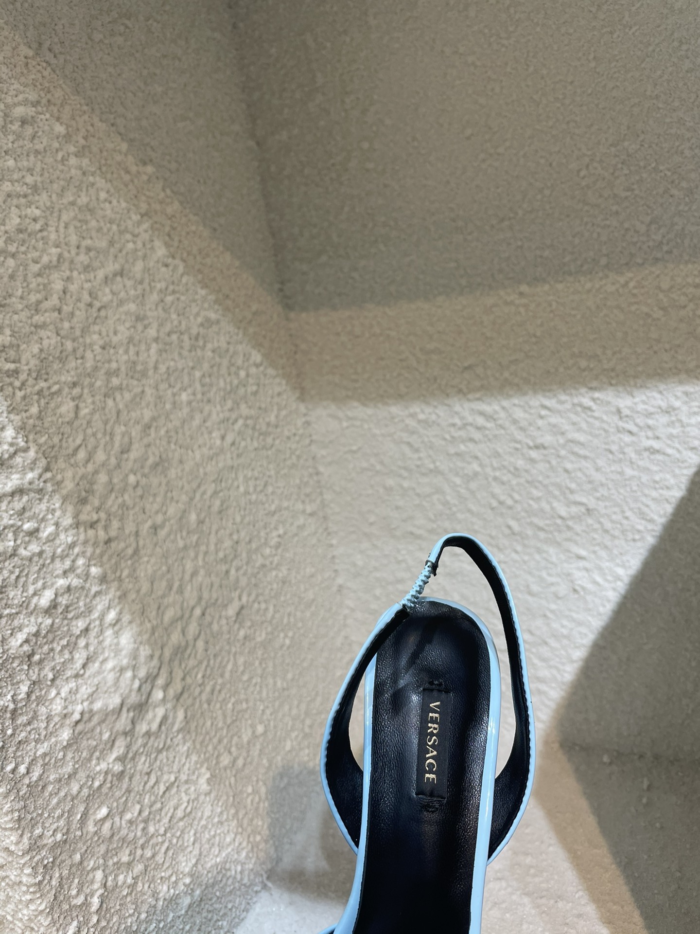 Versace Heels Light Blue 