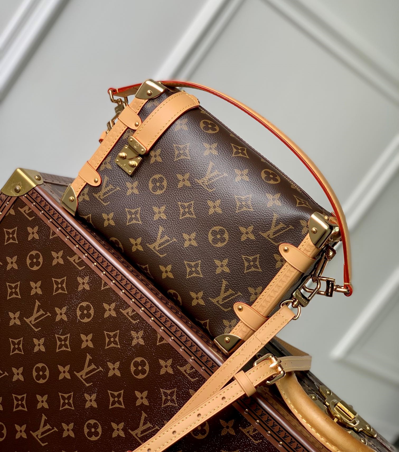 Bagsaaa L0vis Vvtt0n Side Trunk MM Monogram Canvas M46358 - 23.5 x 16 x 8.5 cm