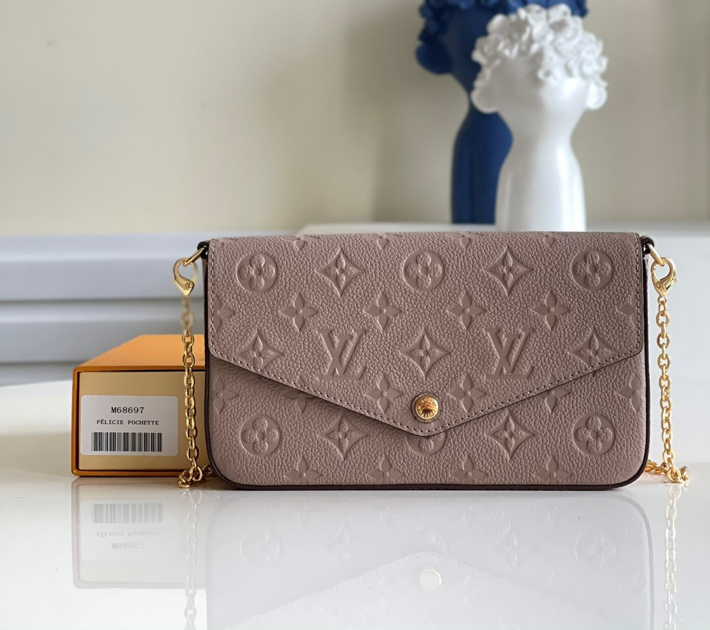Bagsaaa L0vis Vvtt0n Pochette Felicie Monogram Empreinte - 21 x 12 x 3cm