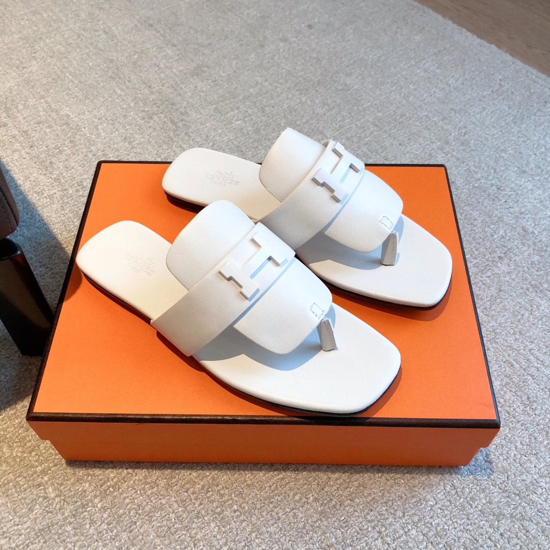 Bagsaaa H**me5 Elixir Sandal White Leather