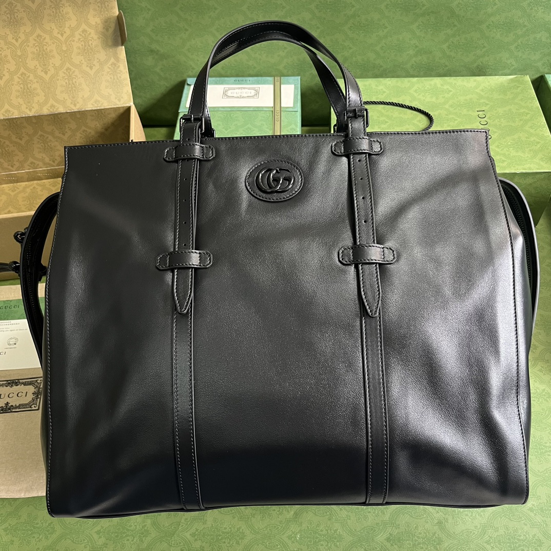 Bagsaaa Gvc*1 Duffel Black Bag - 47x 36x 24cm