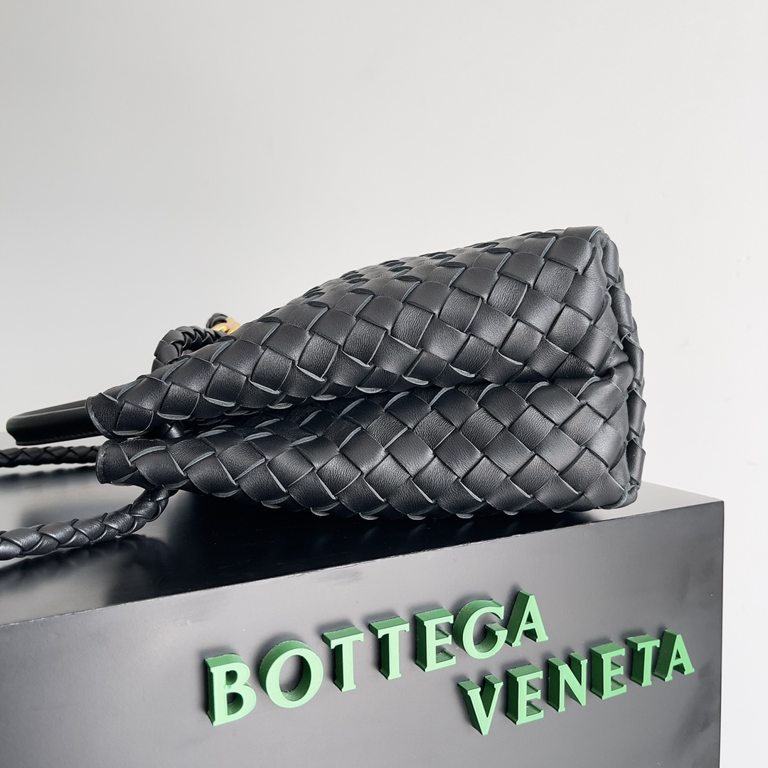 Bagsaaa B0tt*ga Ven*ta Medium Andiamo Black - 32x25x11cm