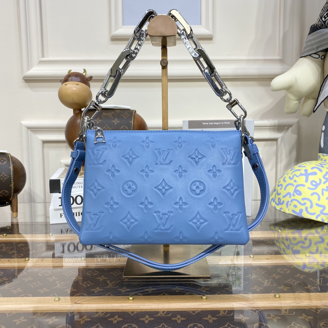 Bagsaaa L0vis Vvtt0n Coussin BB Blue - 20 x 16 x 7 cm