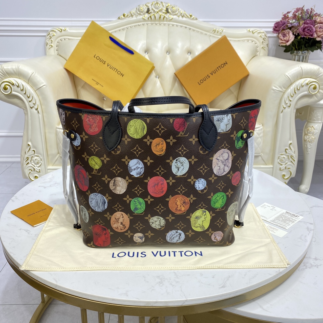 Bagsaaa L0vis Vvtt0n Neverfull MM Fornasetti - 31.0 x 28.0 x 14.0cm