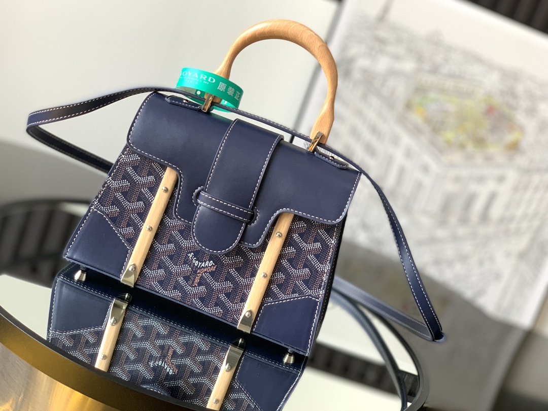 Bagsaaa G09ard Saigon Structure Mini Dark NavyBag - 15 cm x 7.5 cm x 20 cm