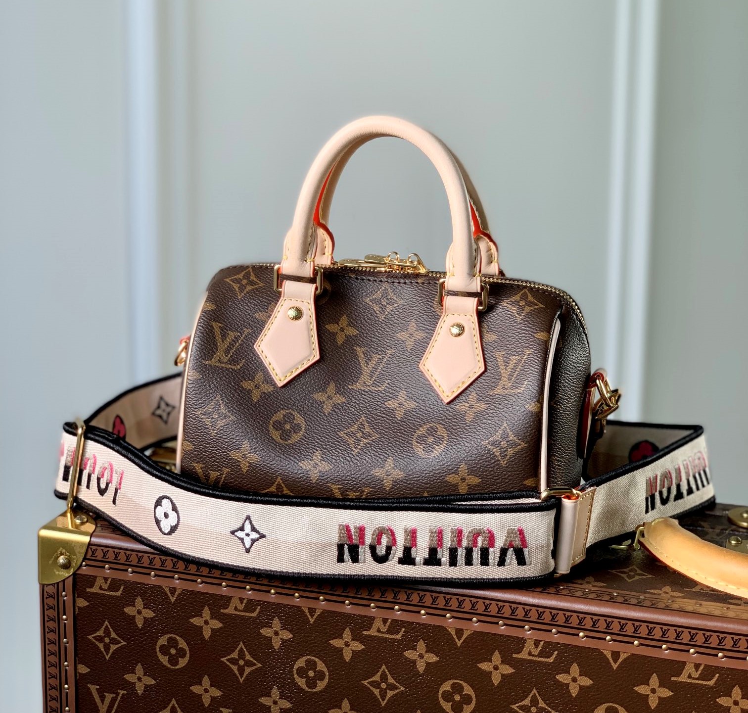 Bagsaaa L0vis Vvtt0n Speedy Bandoulière 20 Monogram M46234 Black Strap - 20.5 x 13.5 x 12.0 cm