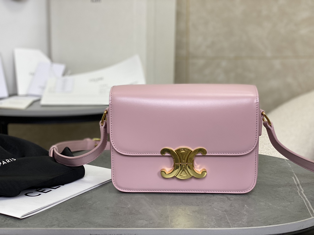 Bagsaaa Ce1i*e Box Pink Leather - 18.5x14x6cm