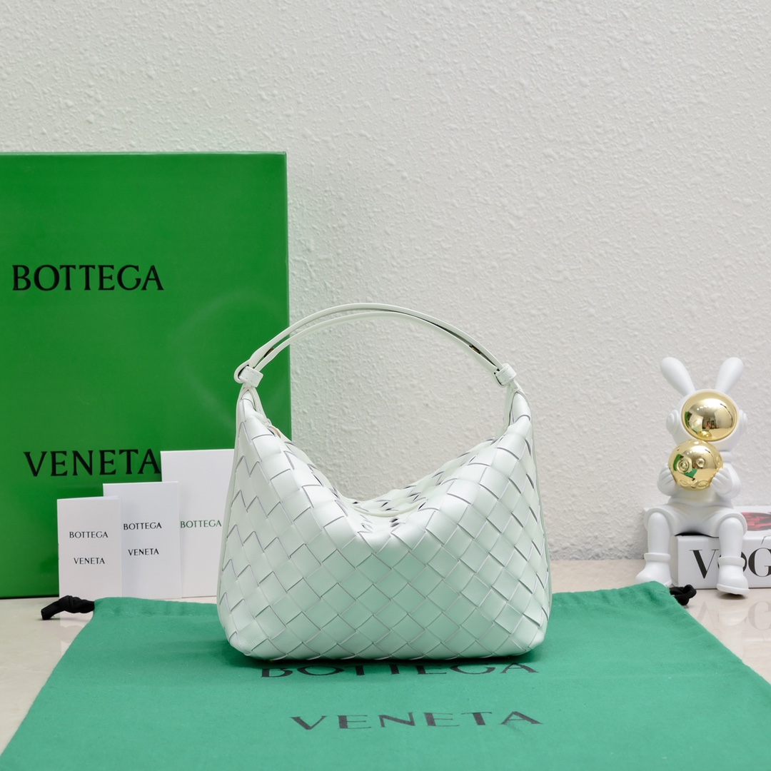 Bagsaaa B0tt*ga Ven*ta Wallace White - 22x13x9.5cm