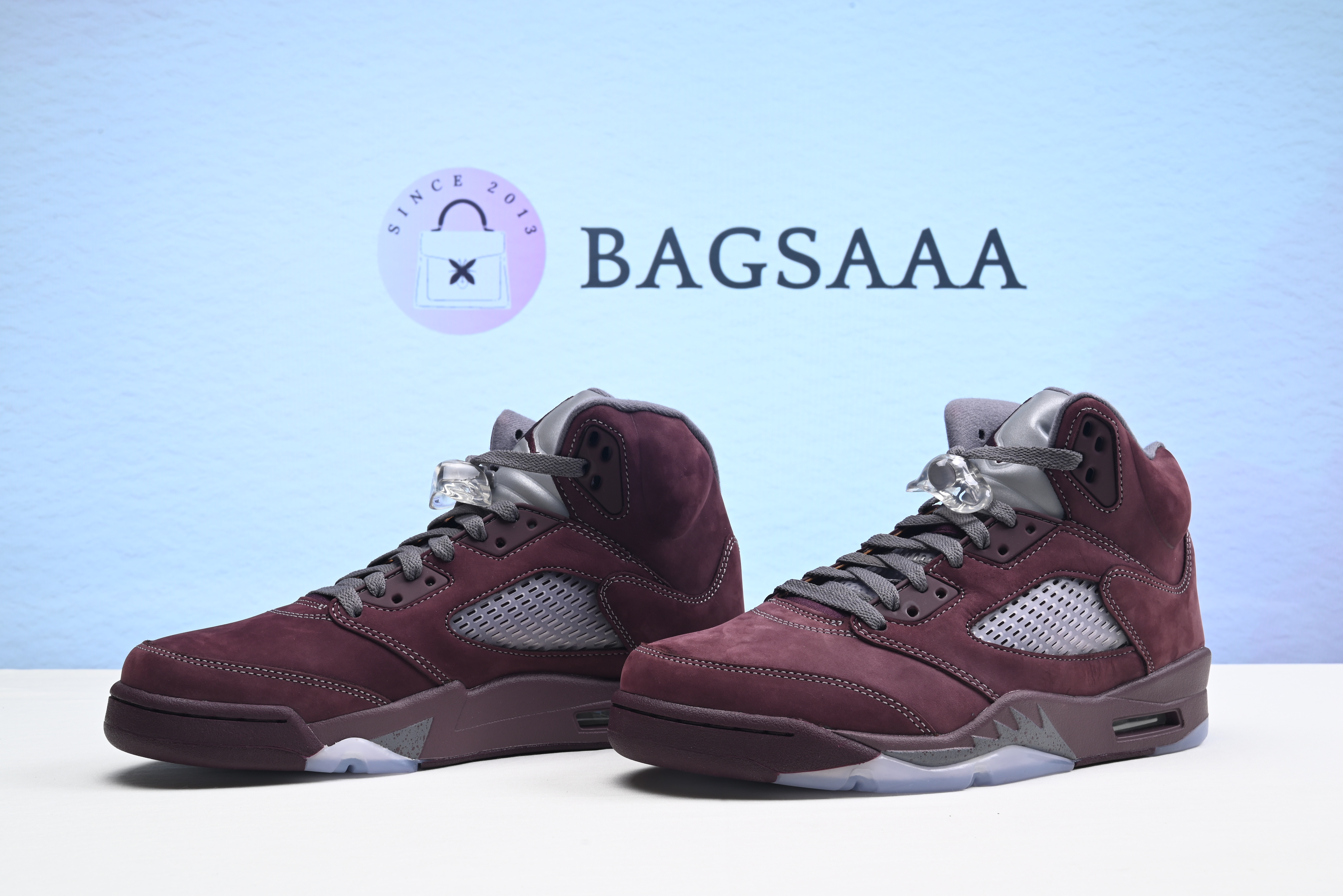 Bagsaaa Nike Air Jordan Burgundy Air Jordan 5 Retro High Sneaker
