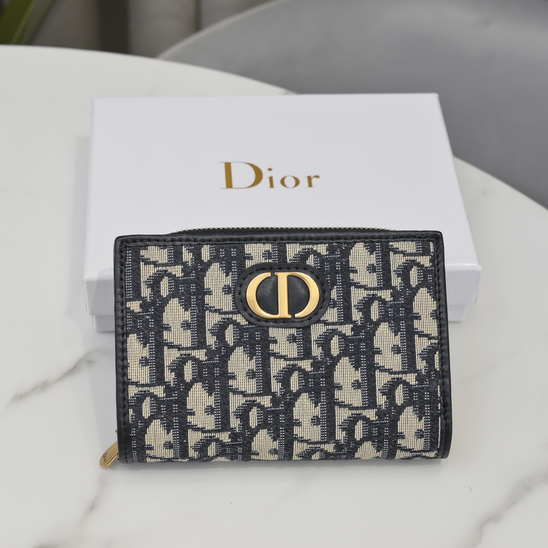 Bagsaaa D10r Oblique Wallet Black - 13.5*9.5*3.5