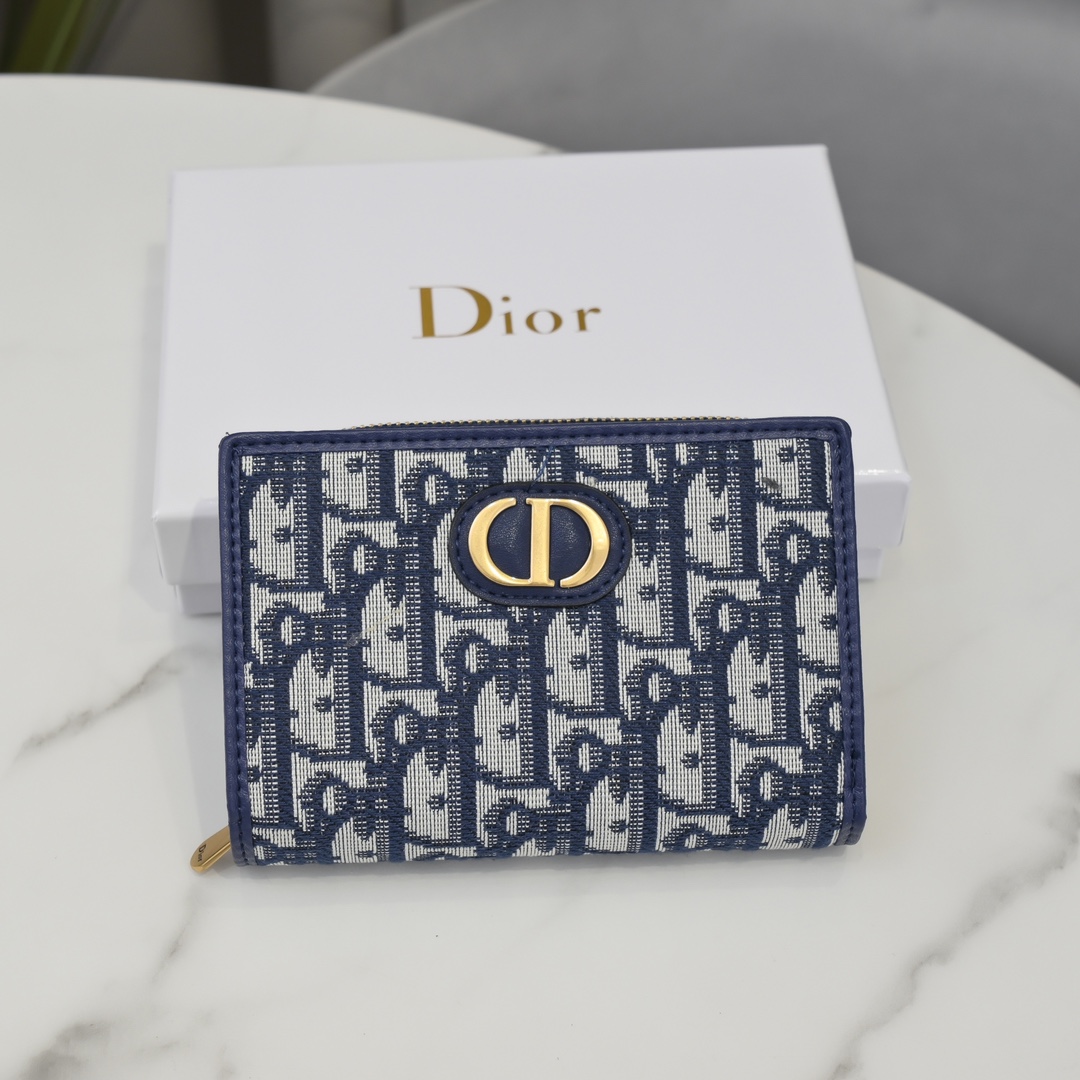 Bagsaaa D10r Oblique Wallet Blue - 13.5*9.5*3.5