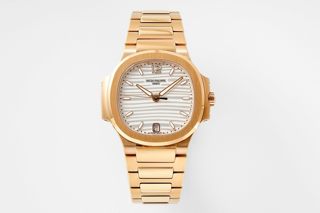 Bagsaaa Pat*k Phi1i*pe Nautilus Gold White Dial