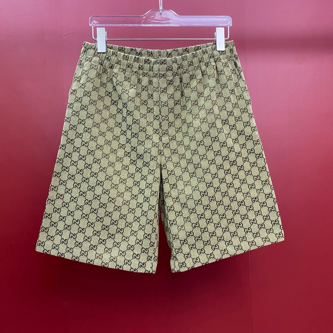 Bagsaaa Gvc*1 GG linen-blend short