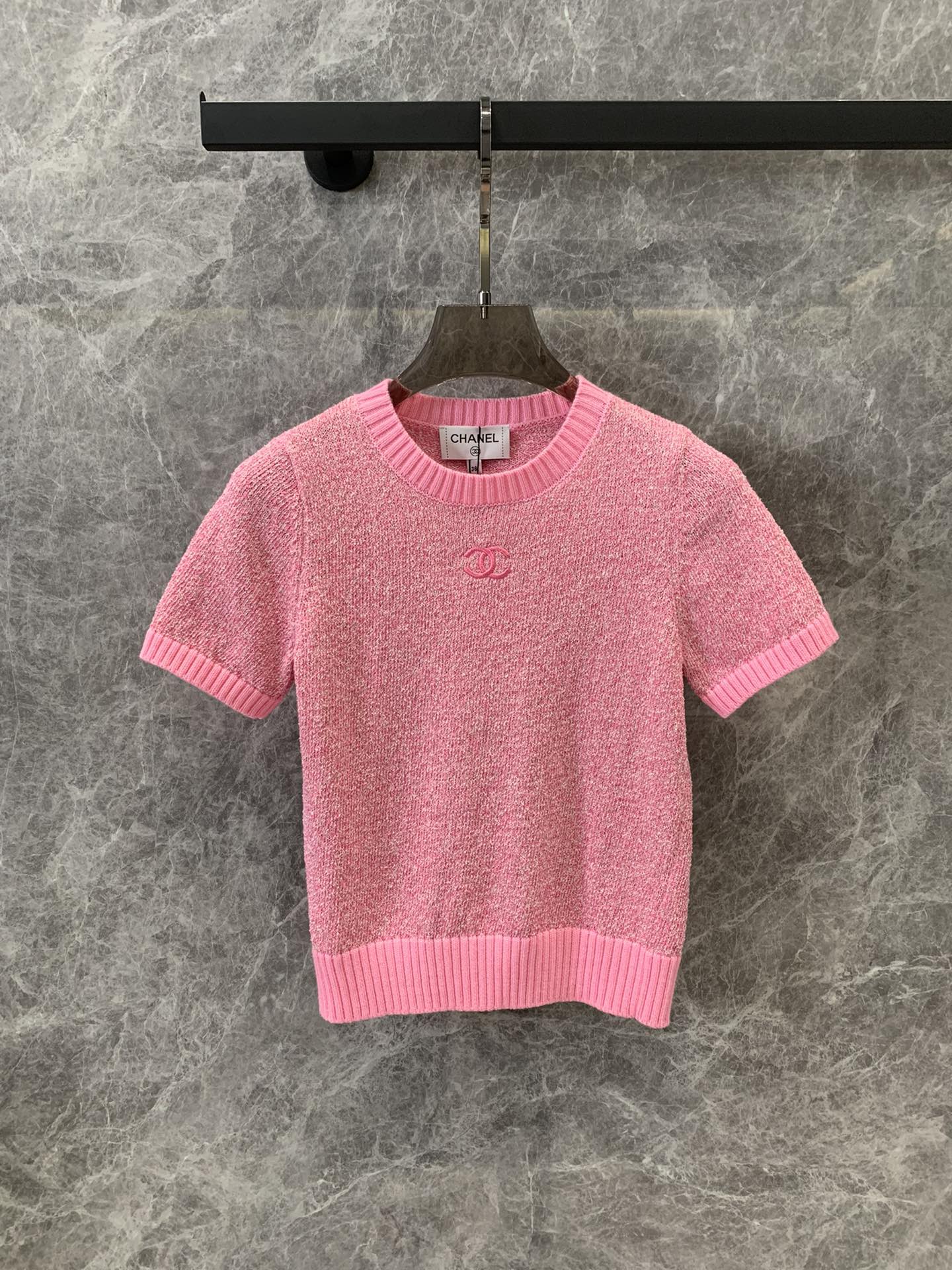 Bagsaaa Ch**el Pink Short Sleeve