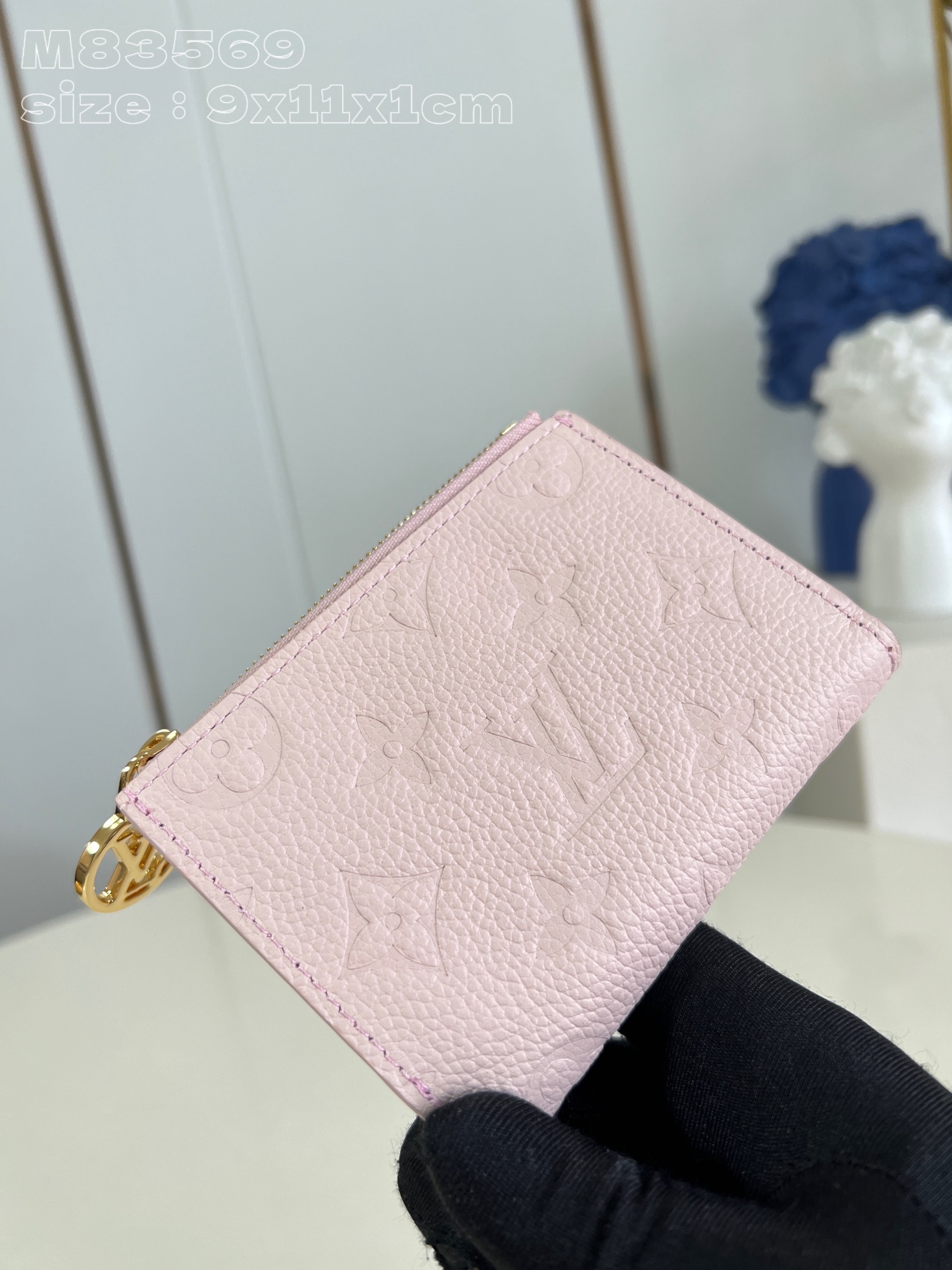 Bagsaaa L0vis Vvtt0n M83569 Lisa Wallet Light Pink - 9 x 11.5 x 1.5 cm