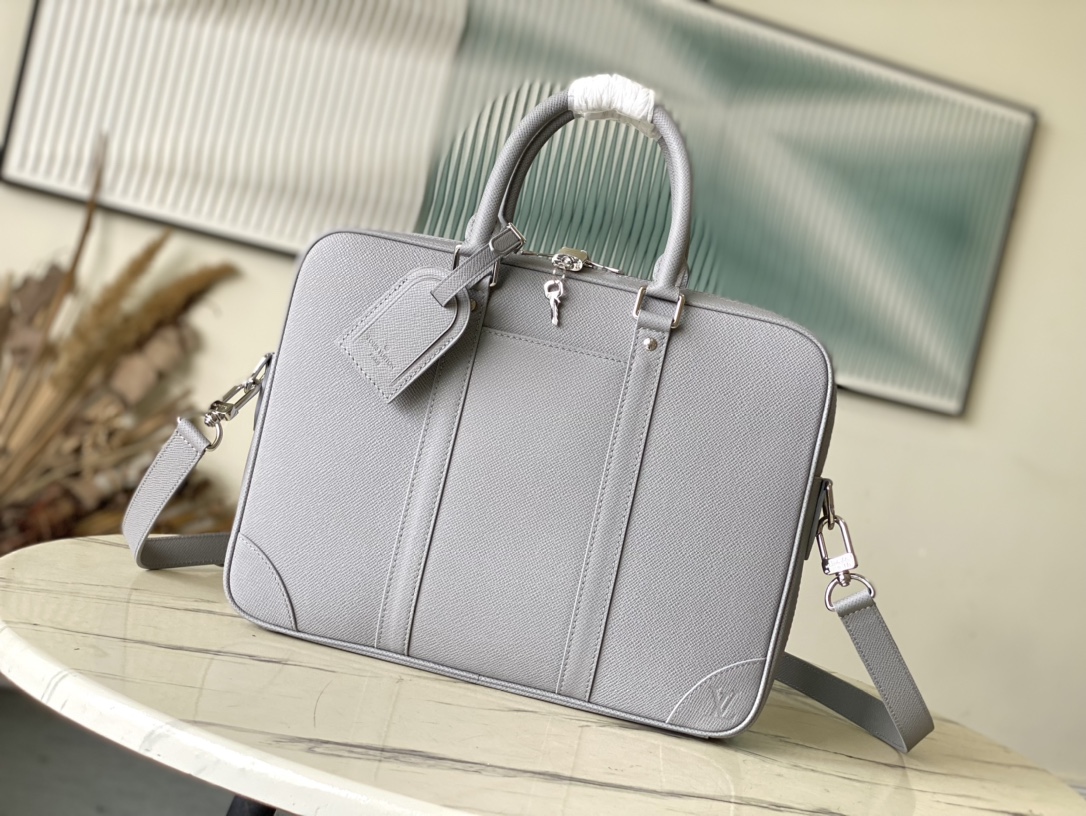 Bagsaaa L0vis Vvtt0n M11659 Porte Documents Voyage PM Gray - 36.5 x 27.5 x 6 cm