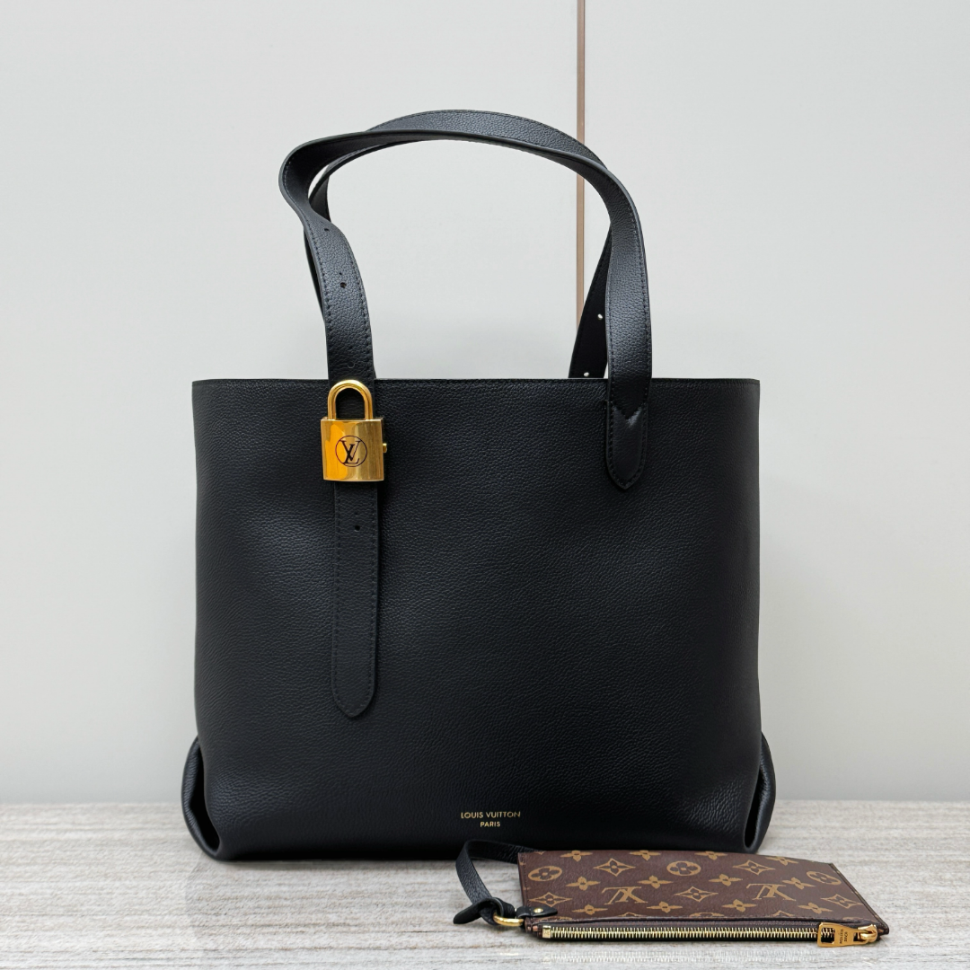 Bagsaaa L0vis Vvtt0n M25341 Low Key Cabas MM Black - 47x30x14cm