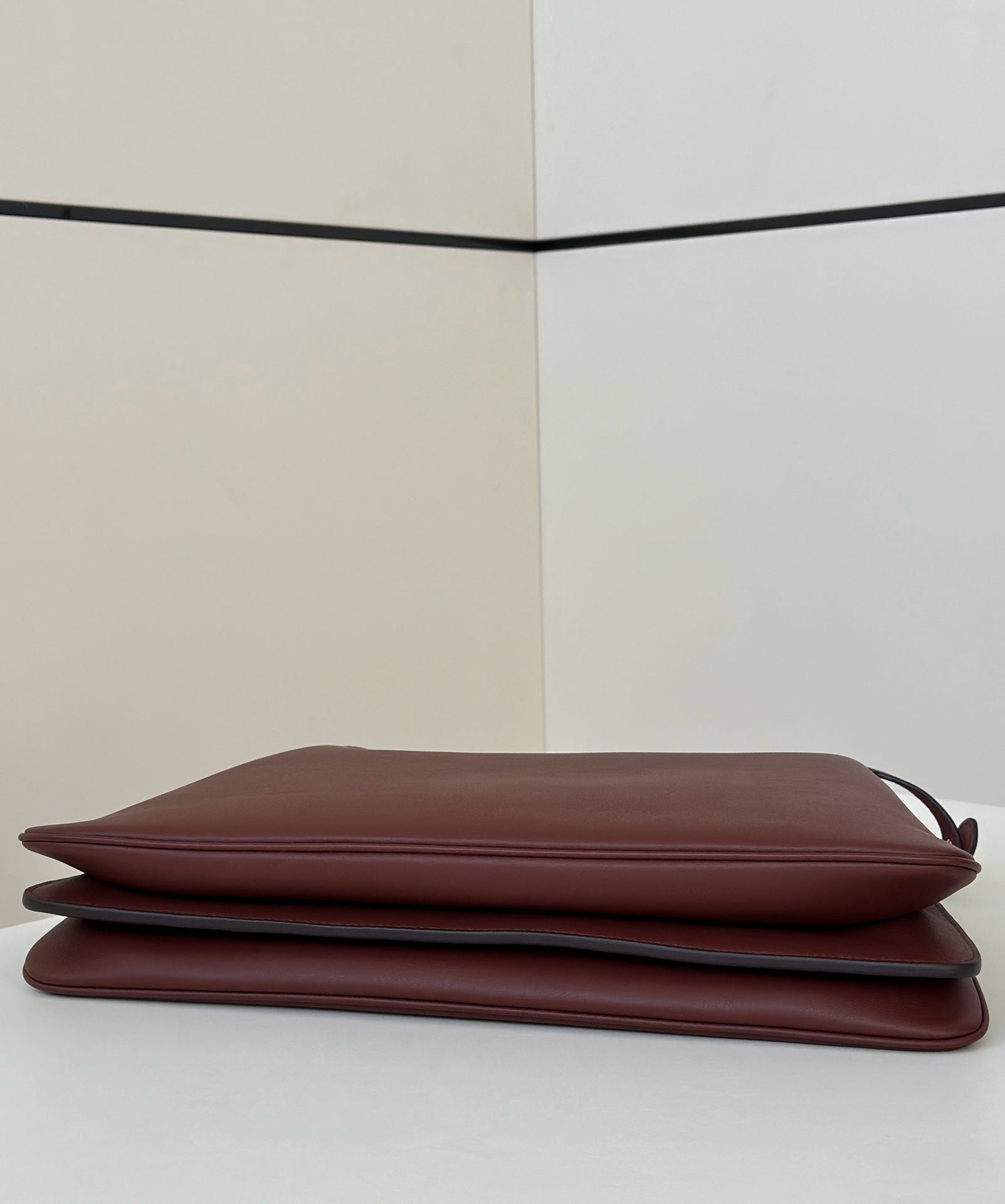 Bagsaaa Peekaboo Soft Large Dark brown leather bag - 40.5cm