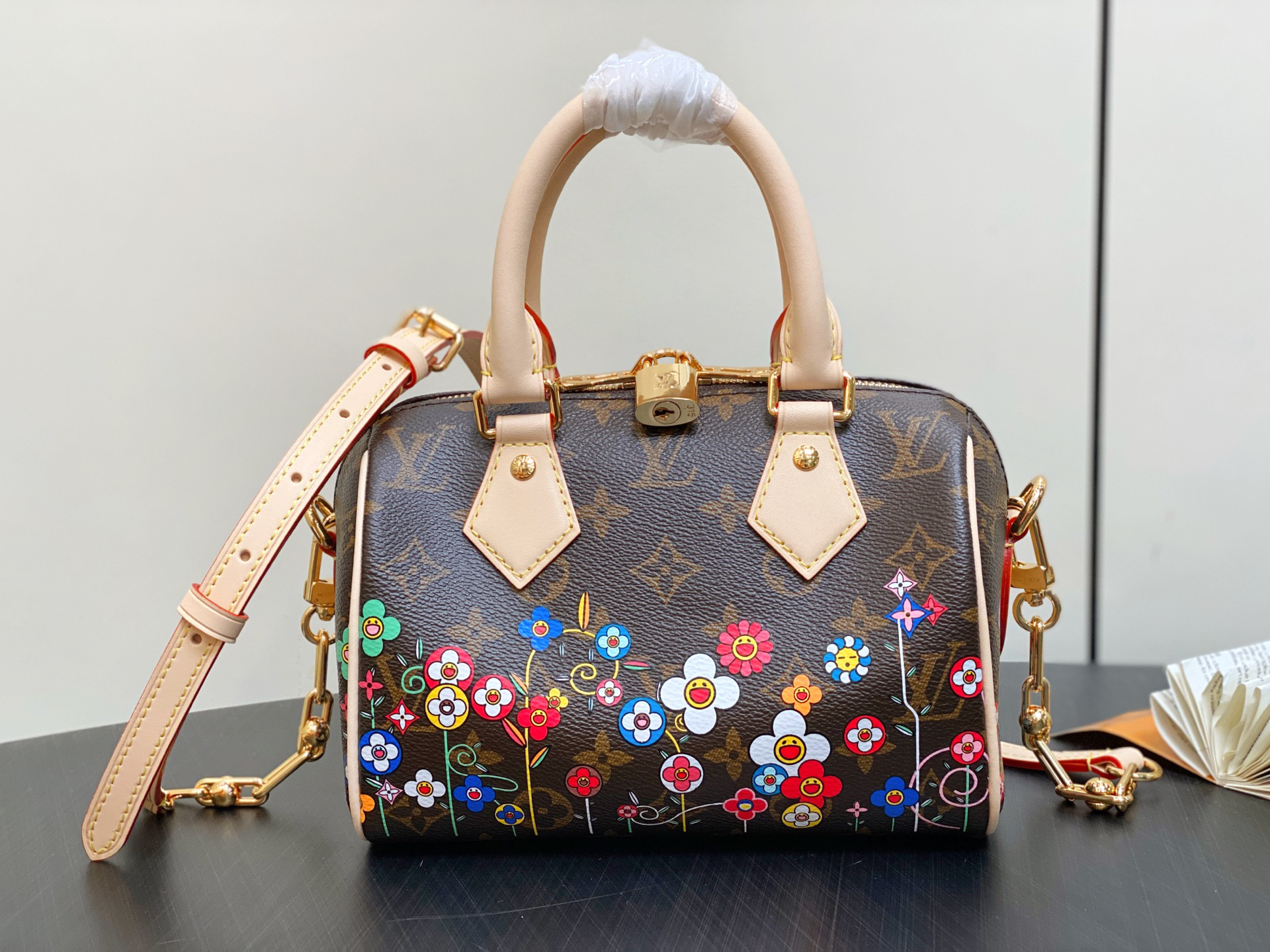 Bagsaaa M14175 LV x TM Speedy Bandoulière 20 Bag Monogram - 20.5 x 13.5 x 12 cm