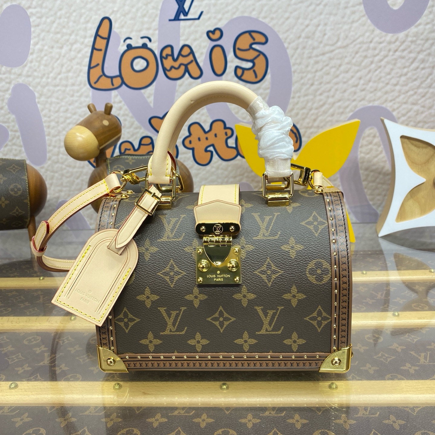 Bagsaaa L0vis Vvtt0n M11154 Speedy Trunk 20 Monogram 2 top VVN handles - 21cm 