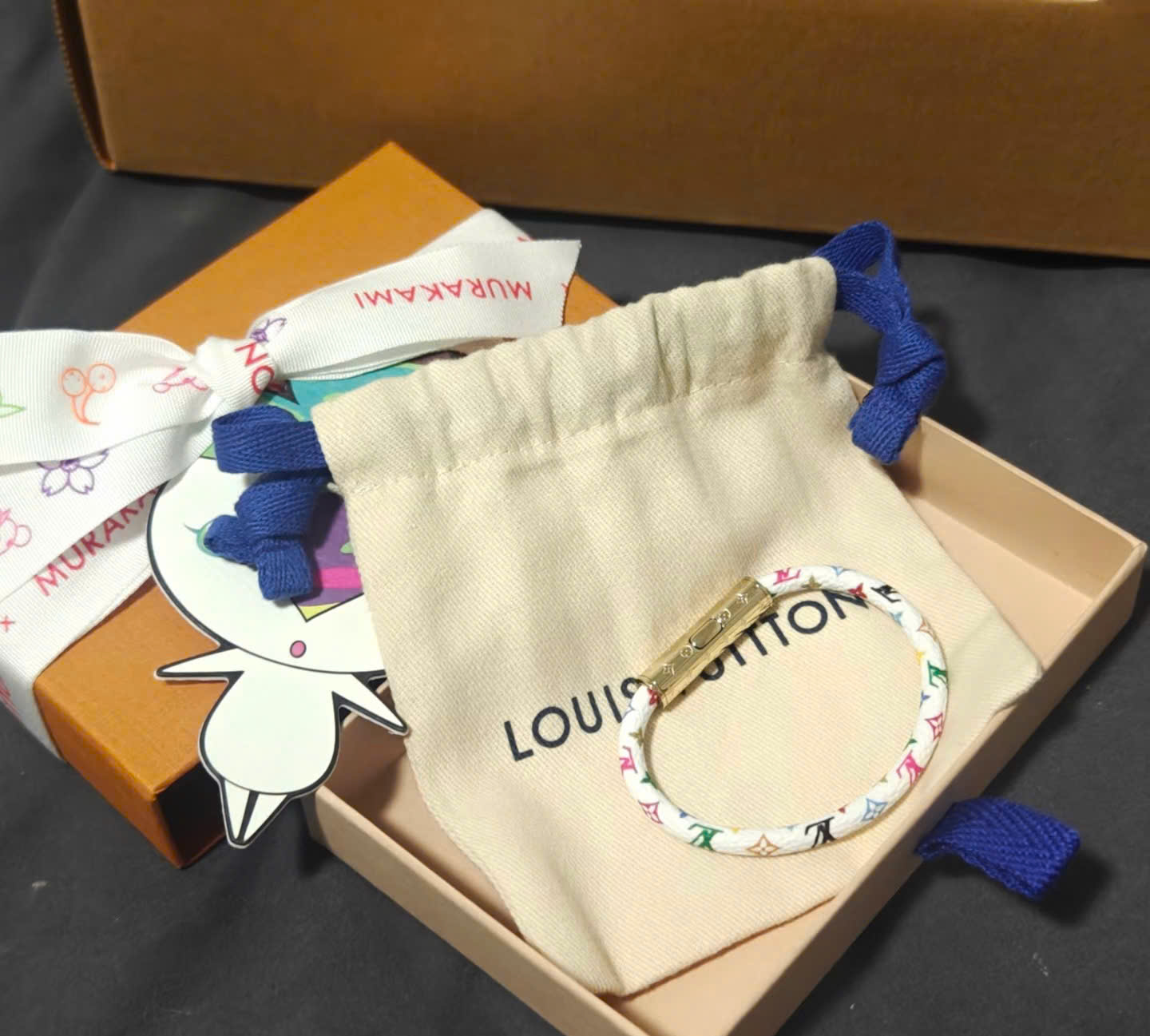 Bagsaaa LV x TM LV Confidential Bracelet Multicolor 